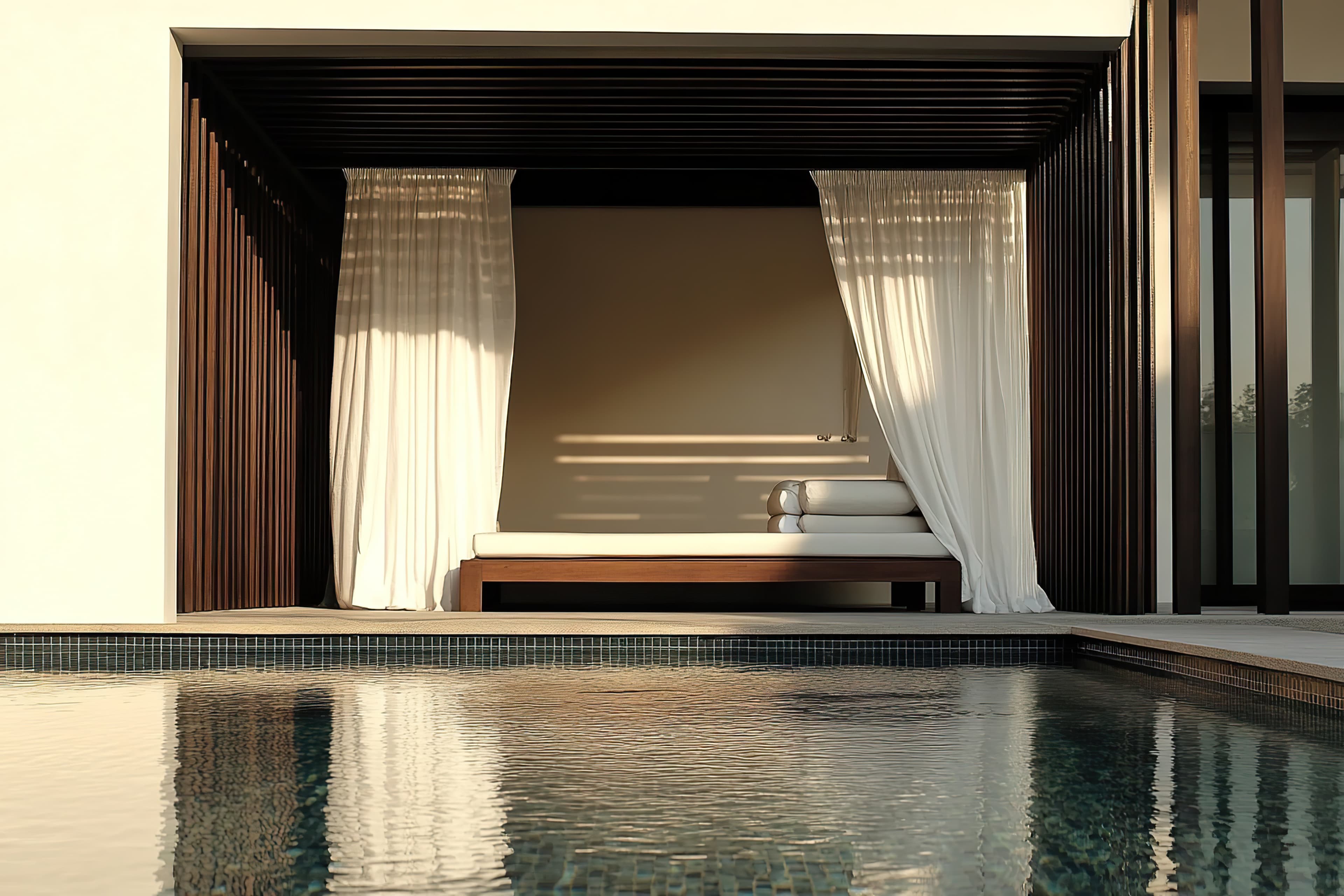 Modern minimalist cabana